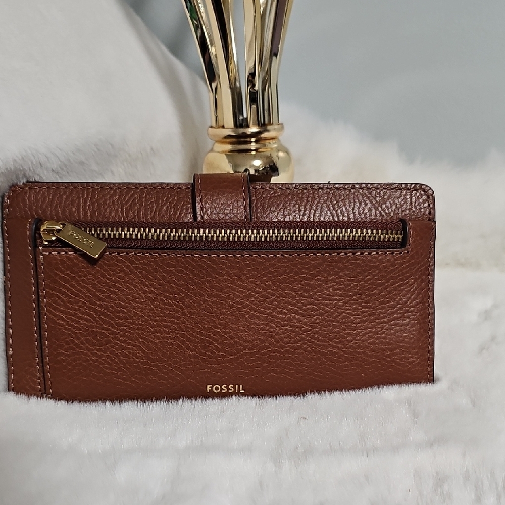 Fossil Harwell Medium Leather Tab Wallet - Picture 2 of 16